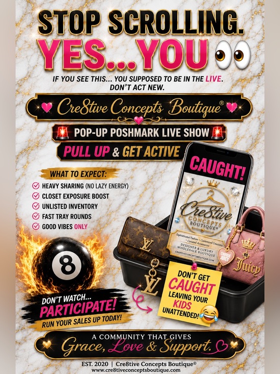 Cre8tive Concepts Boutique Handbags - 🎱 MAIN SHOW Notification~~>Cre8tive Concepts Boutique Share Show